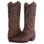 Women's Western Cowboy Boots with Embroidered Detail