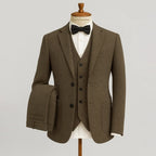 Men's Three-Piece Blazer Vest Trouser Suit