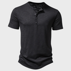 Men's Short Sleeve Henley T-Shirt