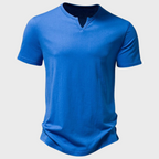 Men's Short Sleeve Henley T-Shirt