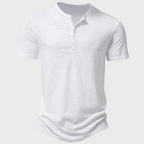 Men's Short Sleeve Henley T-Shirt