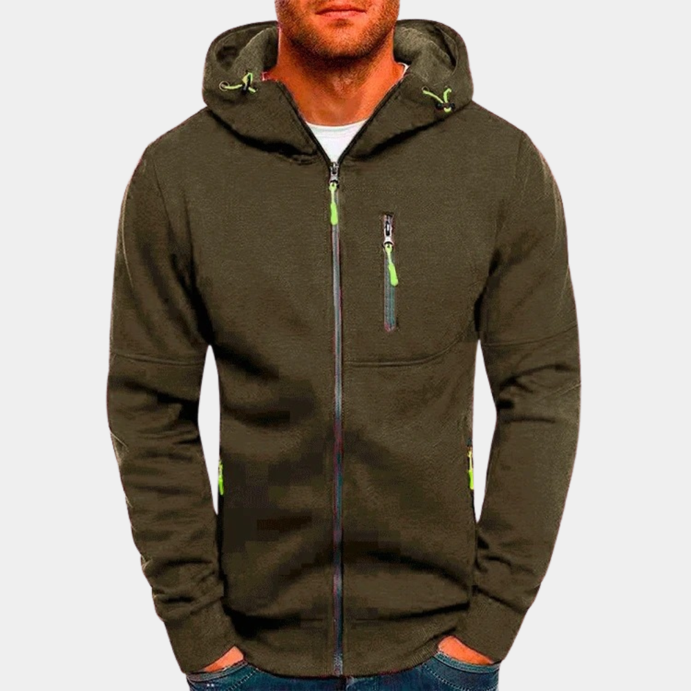 Men's Full-Zip Hooded Sweatshirt