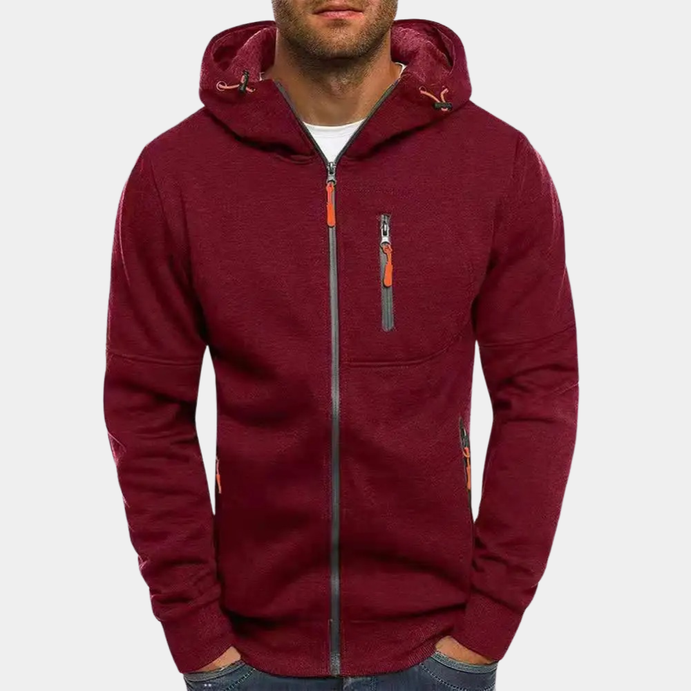 Men's Full-Zip Hooded Sweatshirt