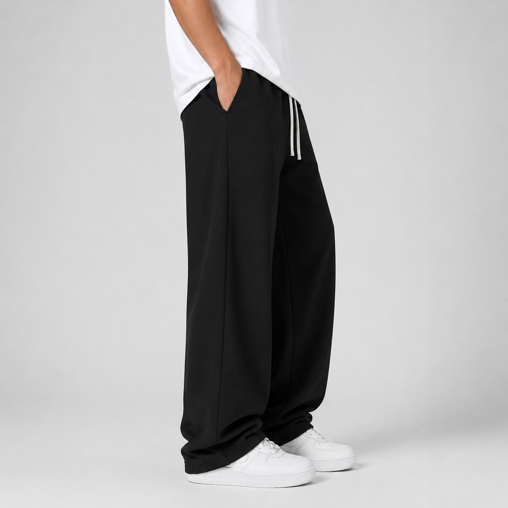 Men's Baggy Wide Leg Drawstring Pants