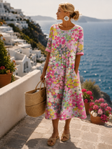 Women's Floral Midi Dress