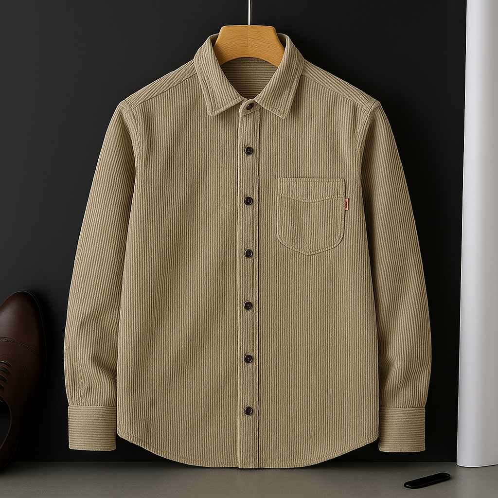 Men's Casual Corduroy Shirt