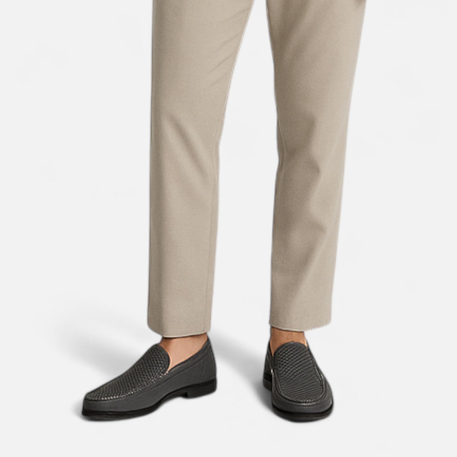 Men's Perforated Slip-On Loafers