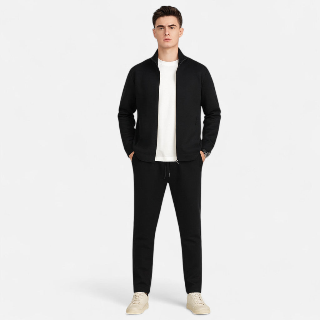 Men's Zip Jacket and Jogger Tracksuit Set