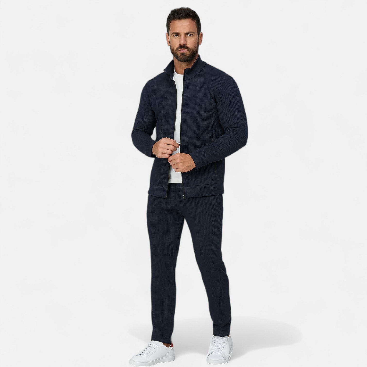 Men's Zip Jacket Tracksuit Set