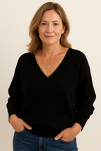 Women’s V-Neck Long-Sleeve Sweater