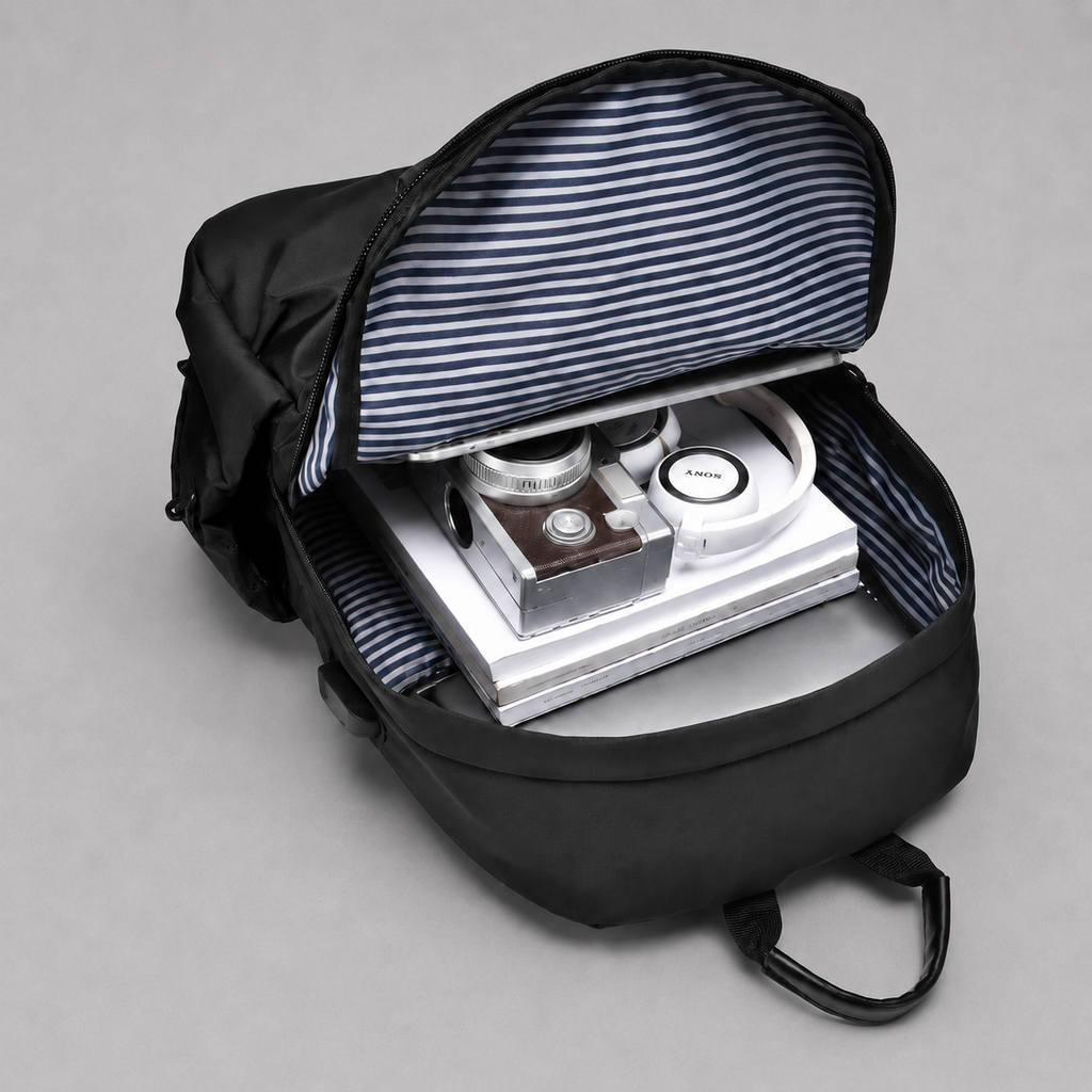 Men's Multi-Zip Travel Backpack