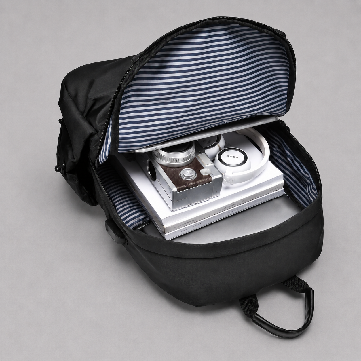 Men's Multi-Zip Travel Backpack