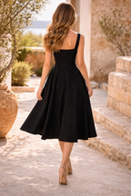 Women's Fit Flare Midi Dress