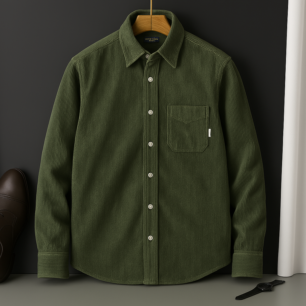 Men's Casual Corduroy Shirt