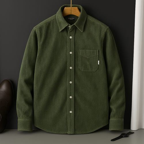 Men's Casual Corduroy Shirt