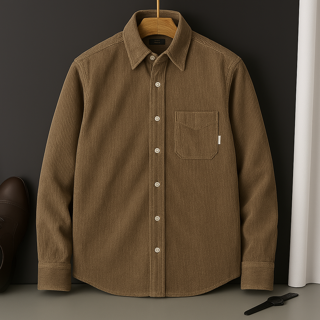 Men's Casual Corduroy Shirt