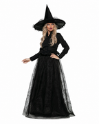 Women's Witch Costume With Peplum Top