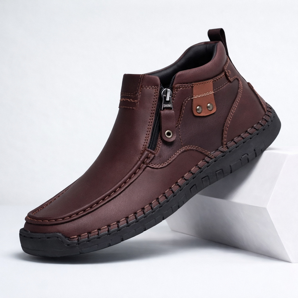 Men's Side Zip Ankle Boots