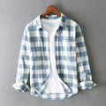 Men's Long Sleeve Plaid Shirt
