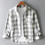 Men's Long Sleeve Plaid Shirt