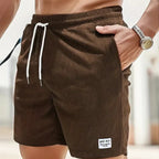 Men's Corduroy Drawstring Shorts
