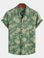Men's Floral Short Sleeve Shirt
