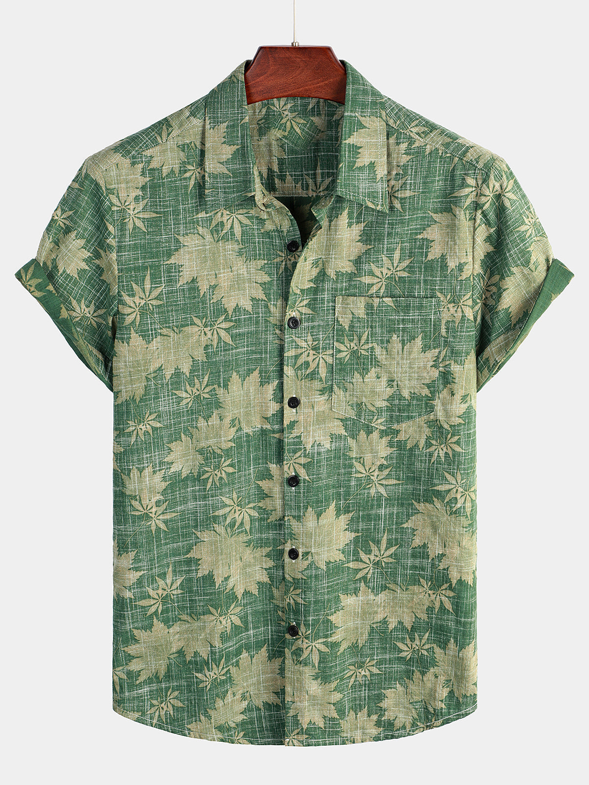 Men's Floral Short Sleeve Shirt