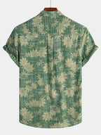 Men's Floral Short Sleeve Shirt