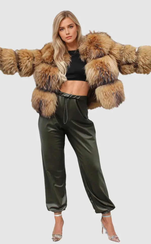 Women's Plush Short Winter Jacket
