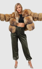 Women's Plush Short Winter Jacket