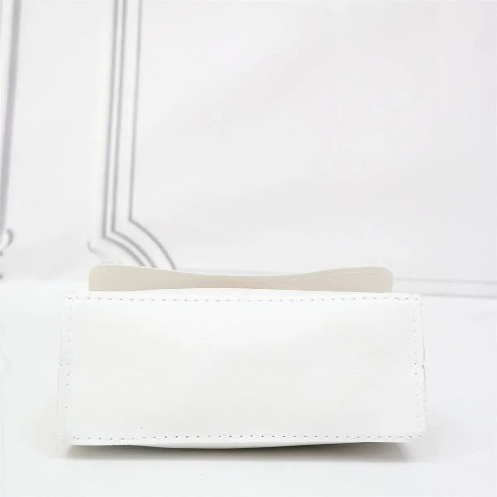 Women's Structured Handbag with Scarf Detail
