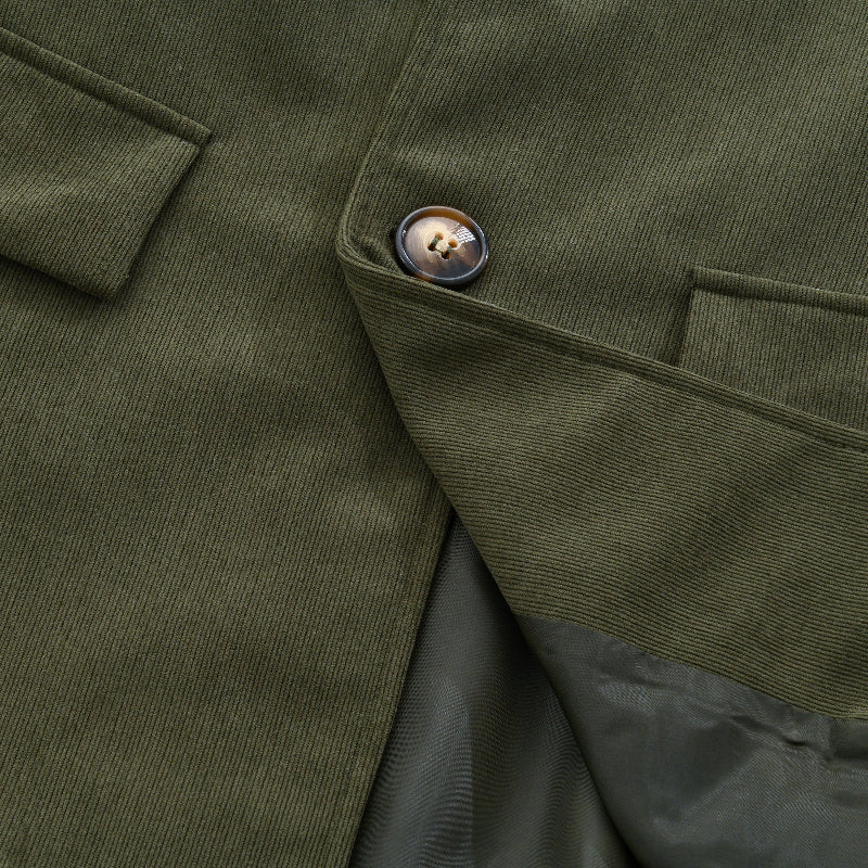 Men’s Button-Front Corduroy Jacket