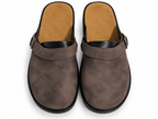 Men's Closed Toe Slip-On Sandals with Buckle