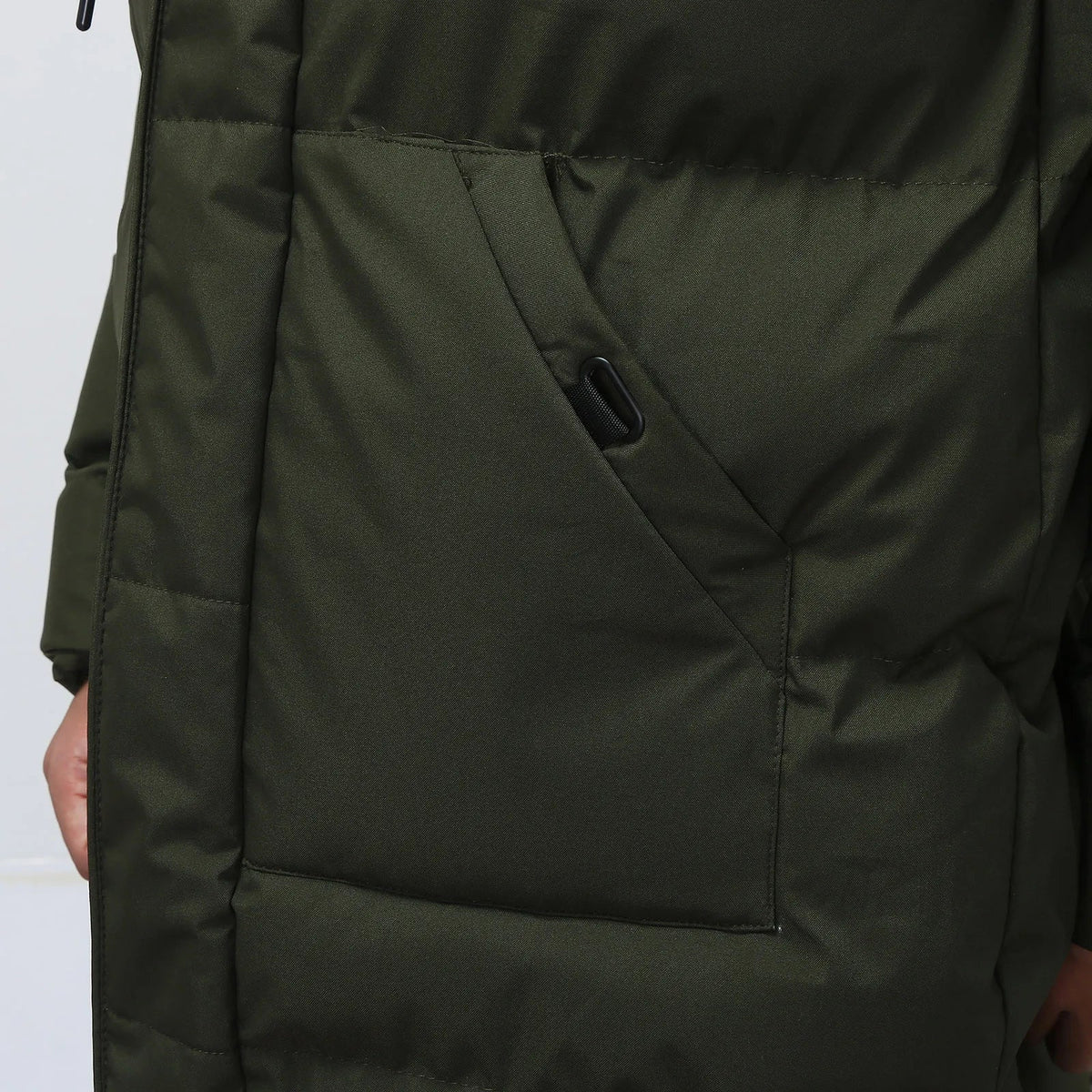 Men's Hooded Longline Winter Jacket