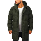 Men's Hooded Longline Winter Jacket