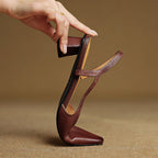 Women's Pointed Toe Slingback Low Heel Pumps