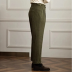 Men's Pleated Cuffed Dress Pants