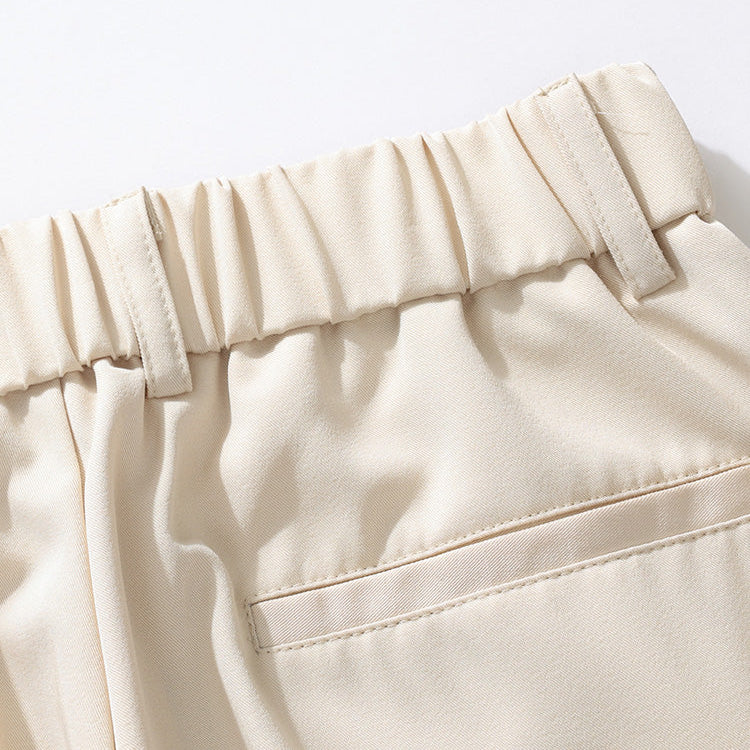 Men’s Pleated Wide Leg Dress Pants