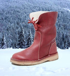 Women's Pull-On Ankle Boots with Side Ties