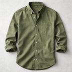 Men’s Casual Denim Button-Up Shirt