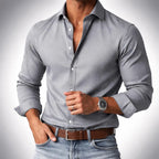 Men’s Slim Fit Button-Up Shirt