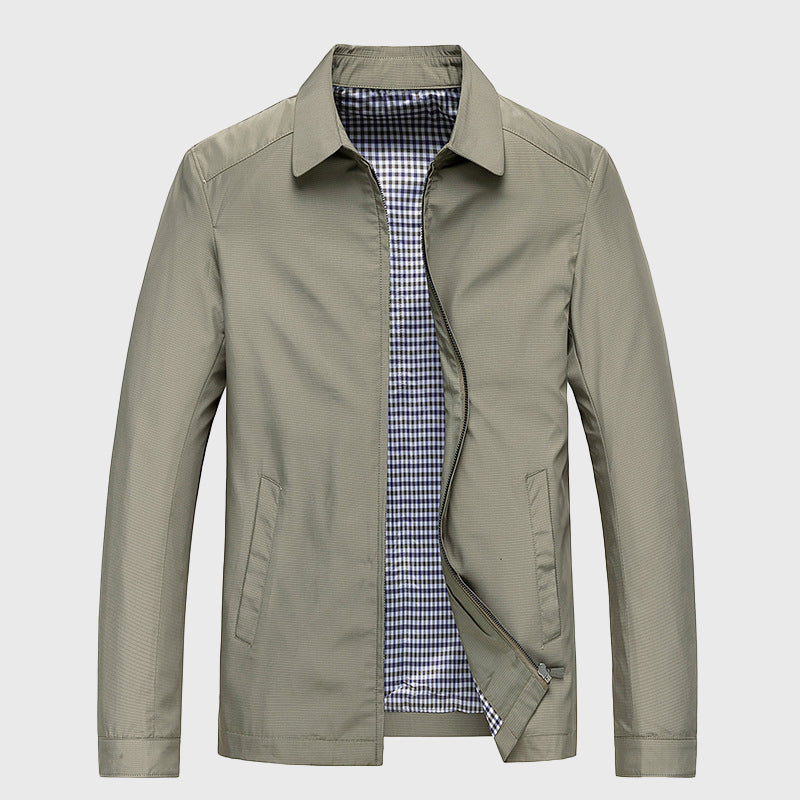 Men’s Lightweight Casual Zip-Up Jacket