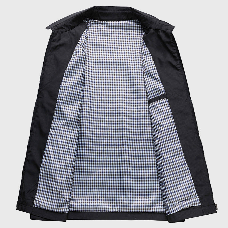Men’s Lightweight Casual Zip-Up Jacket