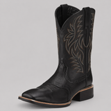 Men's Western Cowboy Boots with Embroidered Design