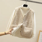 Women’s Textured Button-Front Vest