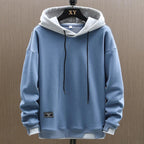 Men's Pullover Hoodie With Drawstring Hood