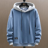 Men's Pullover Hoodie With Drawstring Hood