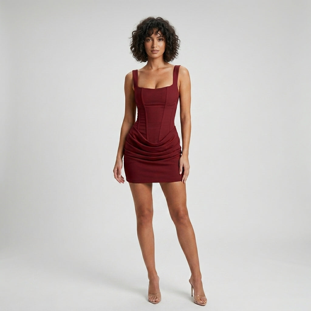 Women's Ruched Mini Dress