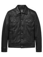 Men's Button-Front Trucker Jacket