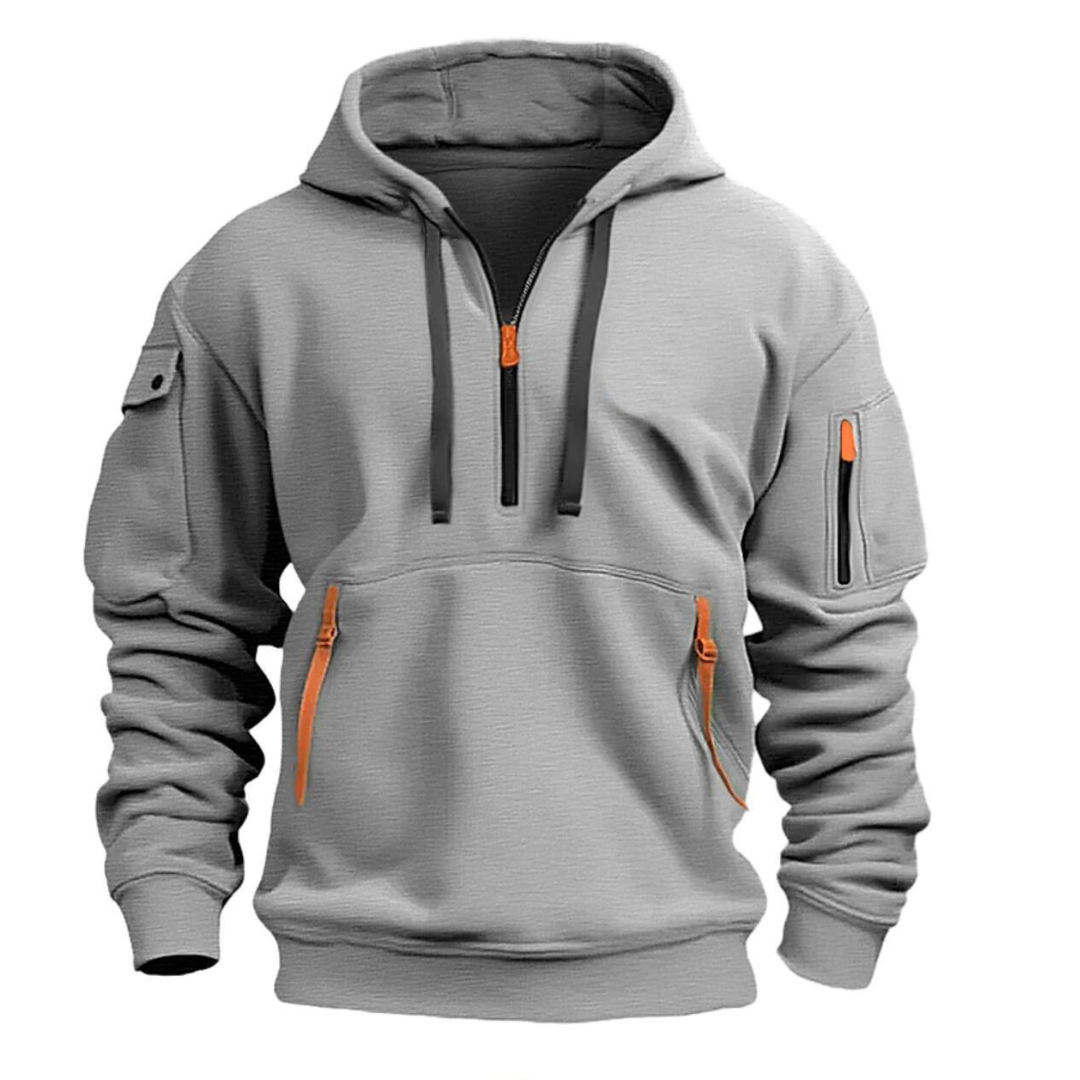 Men's Utility Half-Zip Pullover Hoodie